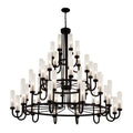 Candle chandelier - Onda Vale for dining room view 1