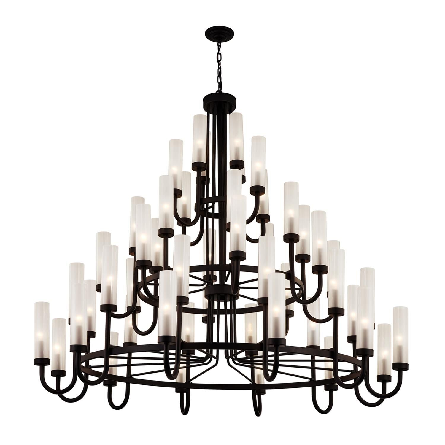Candle chandelier - Onda Vale for dining room view 1
