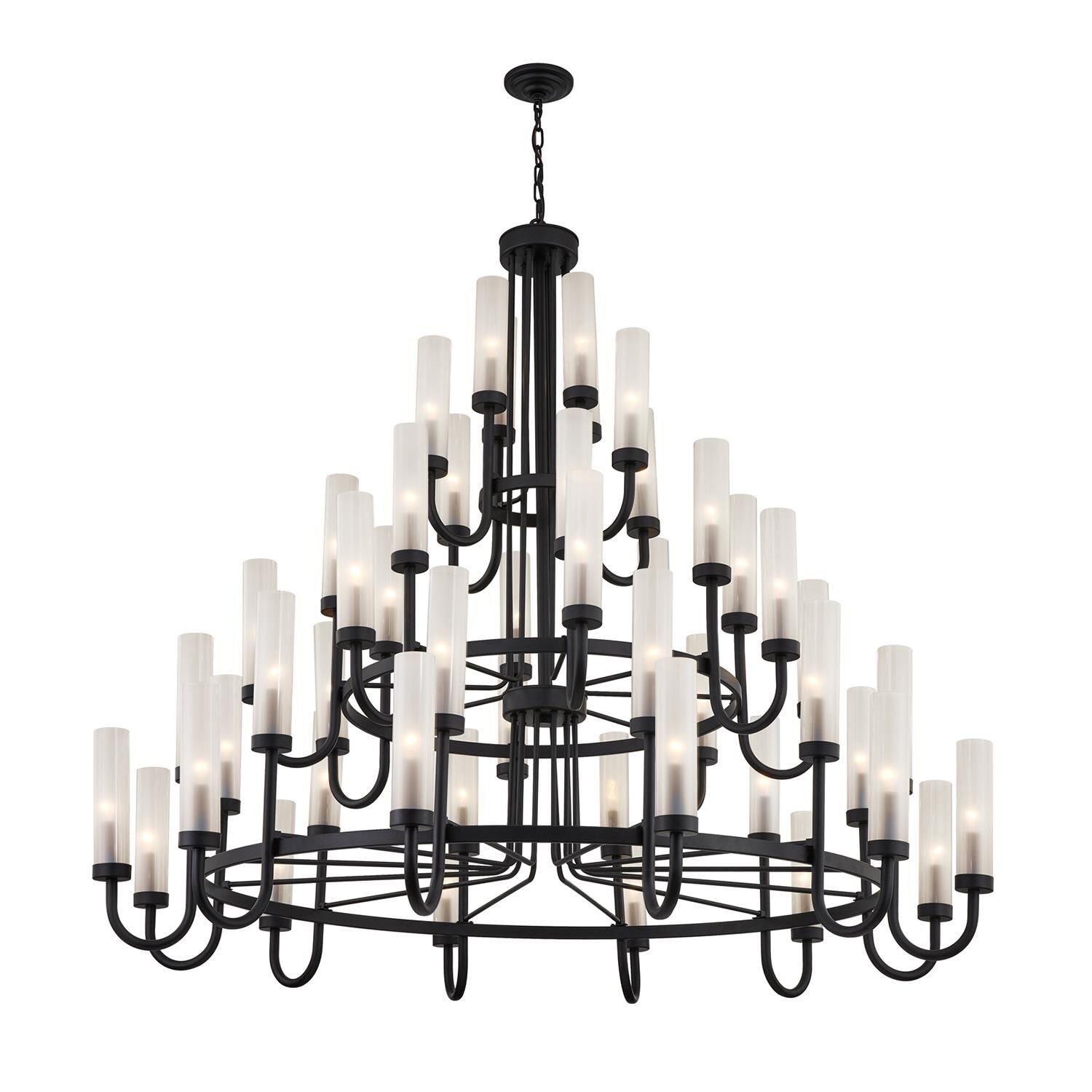 Candle chandelier - Onda Vale for dining room view 2