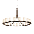 Candle chandelier - Pavia Crest for dining room view 1