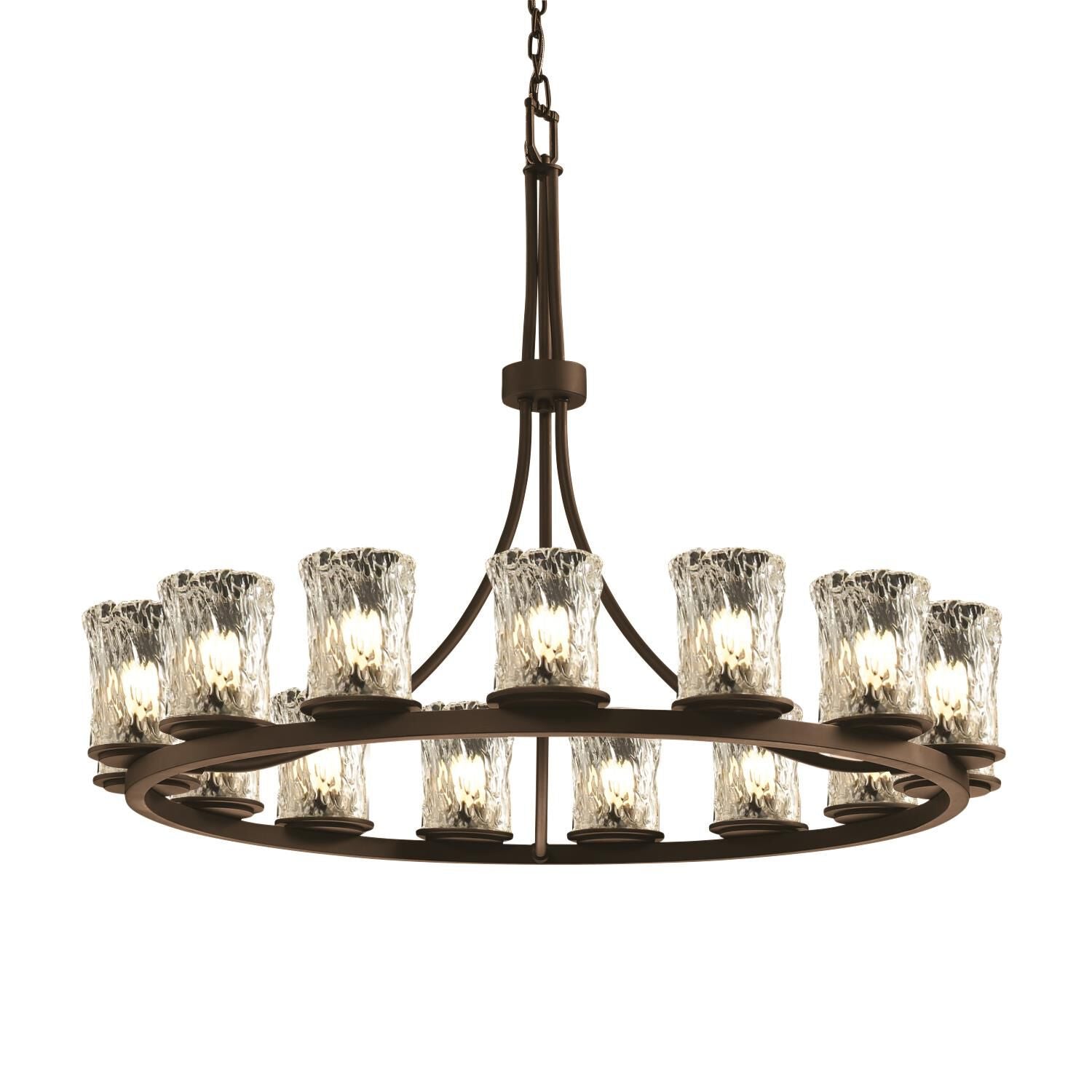 Round chandelier - Vela Crest for dining room view 1