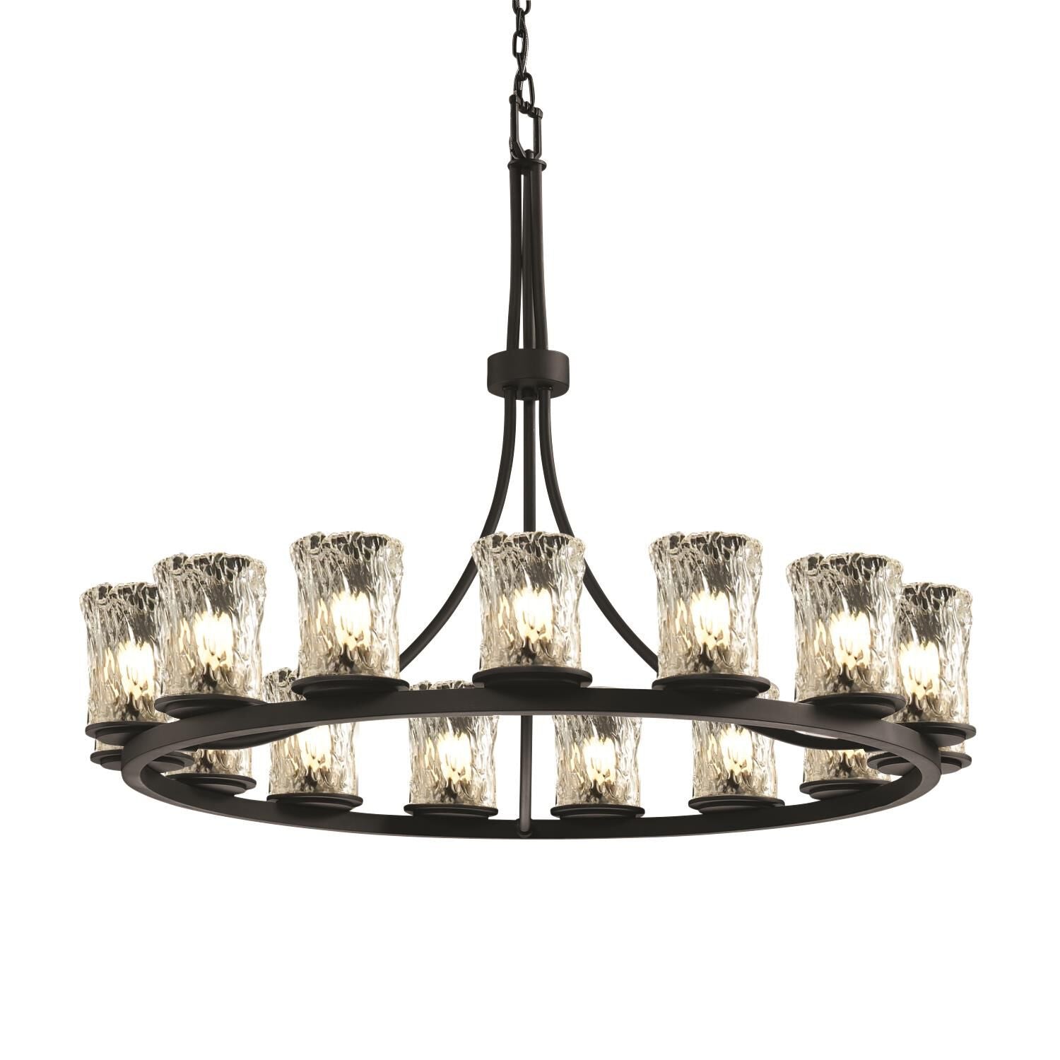 Round chandelier - Vela Crest for dining room view 2