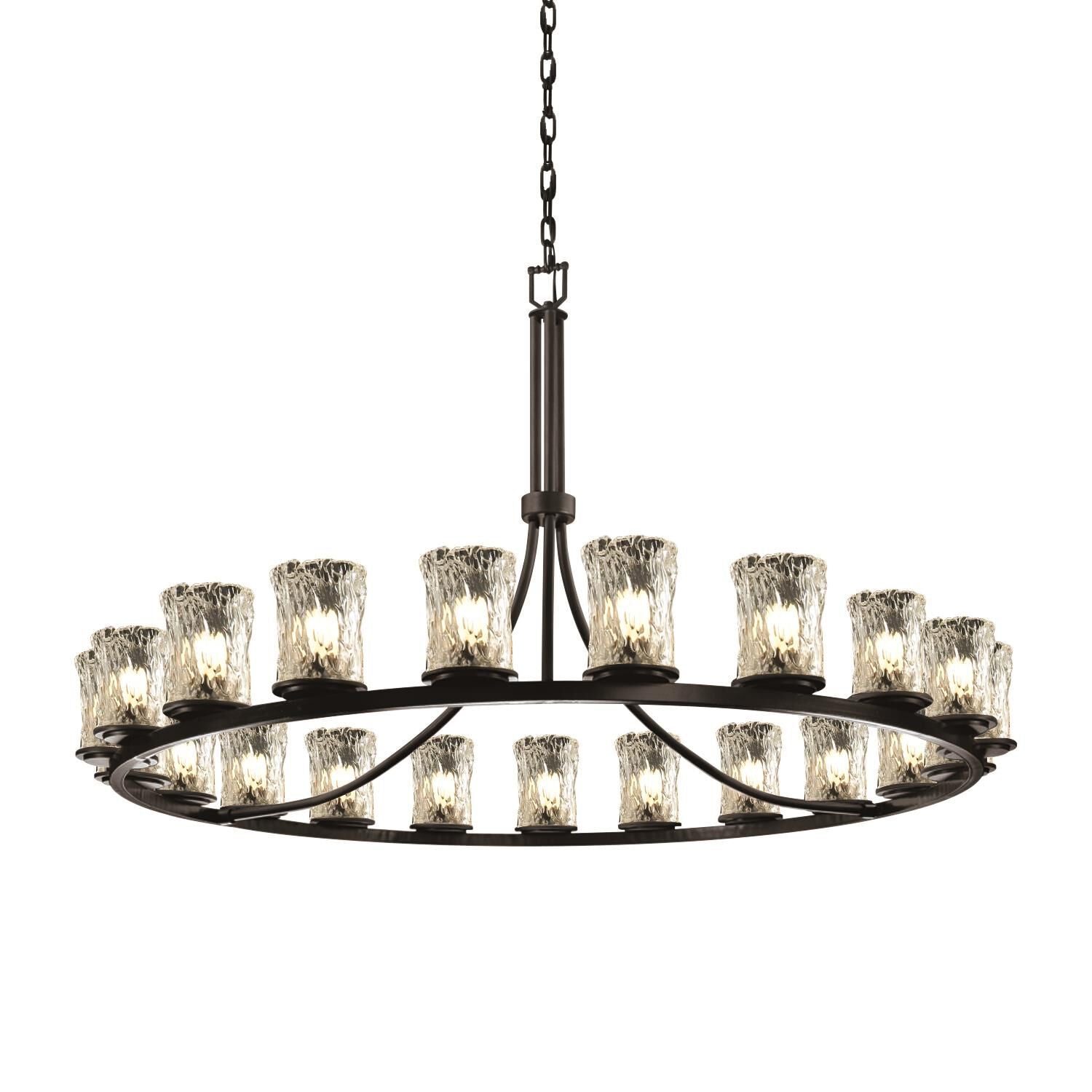 Round chandelier - Ansel Crest for dining room view 2
