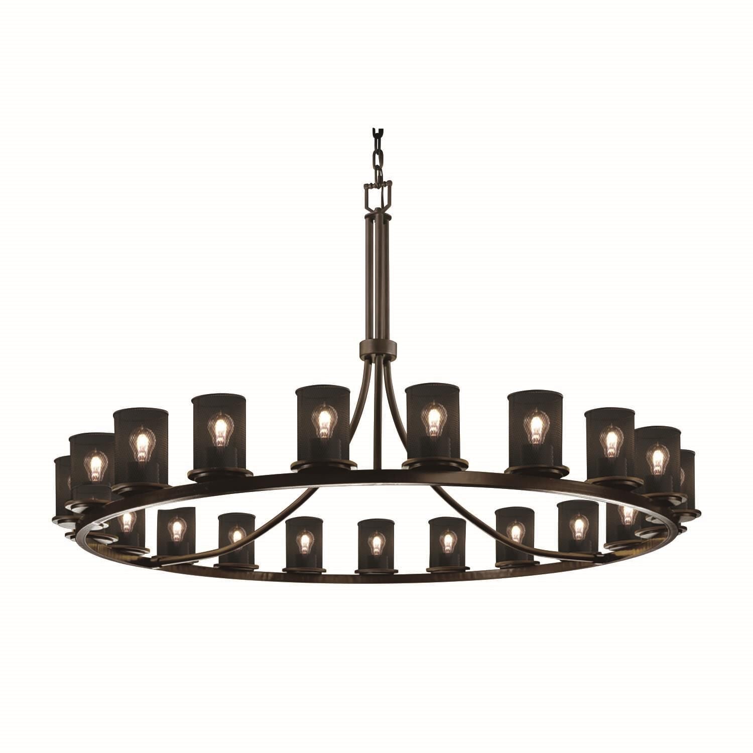 Candle chandelier - Lazuli Crest for dining room view 2