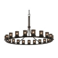 Candle chandelier - Lazuli Crest for dining room view 1