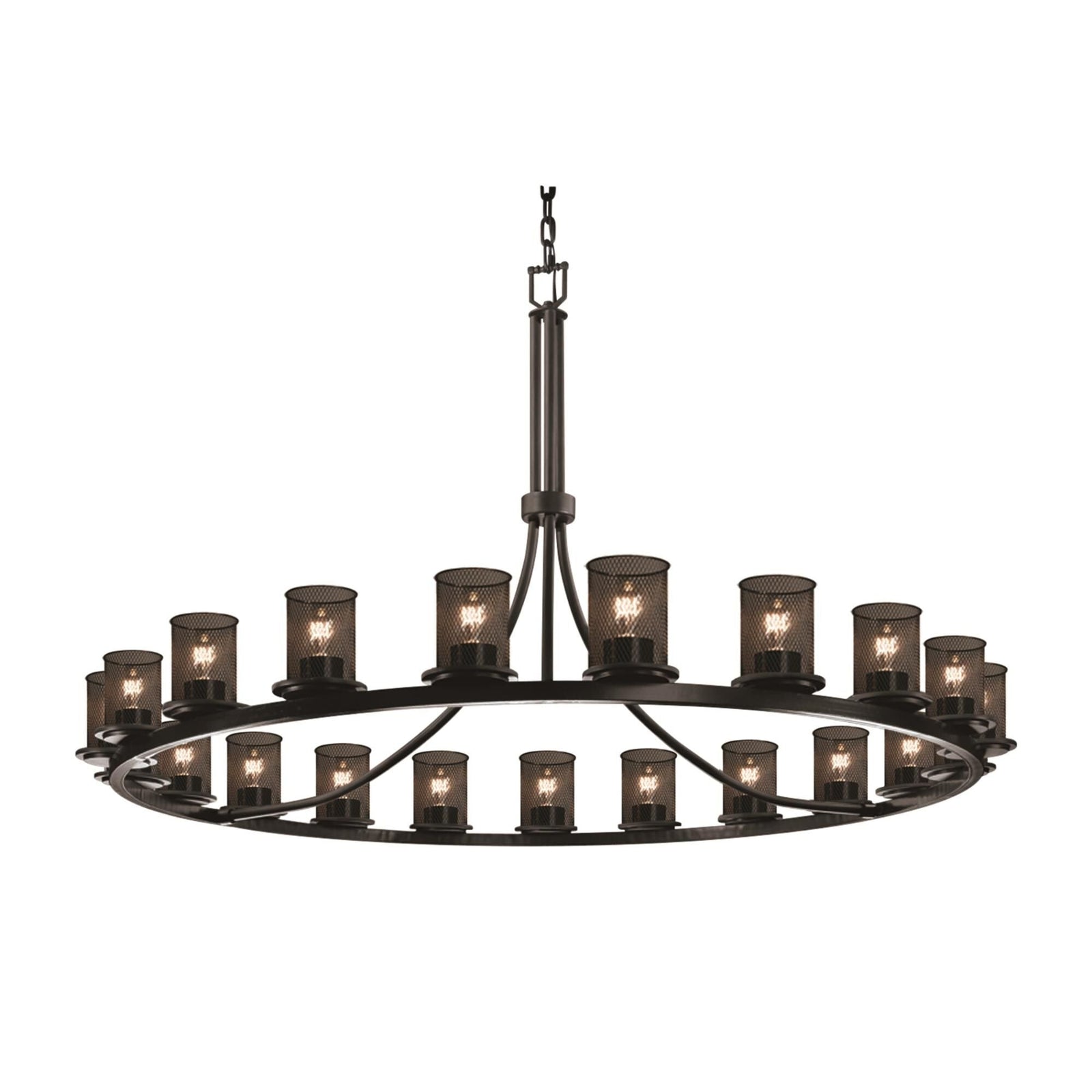 Candle chandelier - Lazuli Crest for dining room view 1
