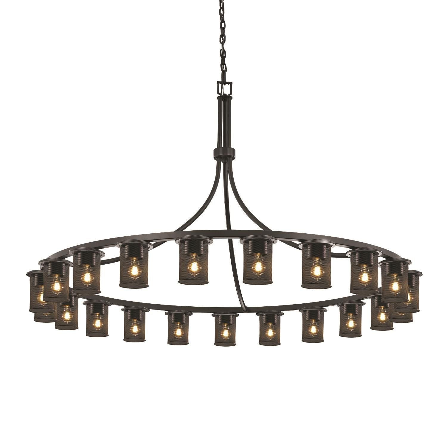 Candle chandelier - Riven Crest for dining room view 1
