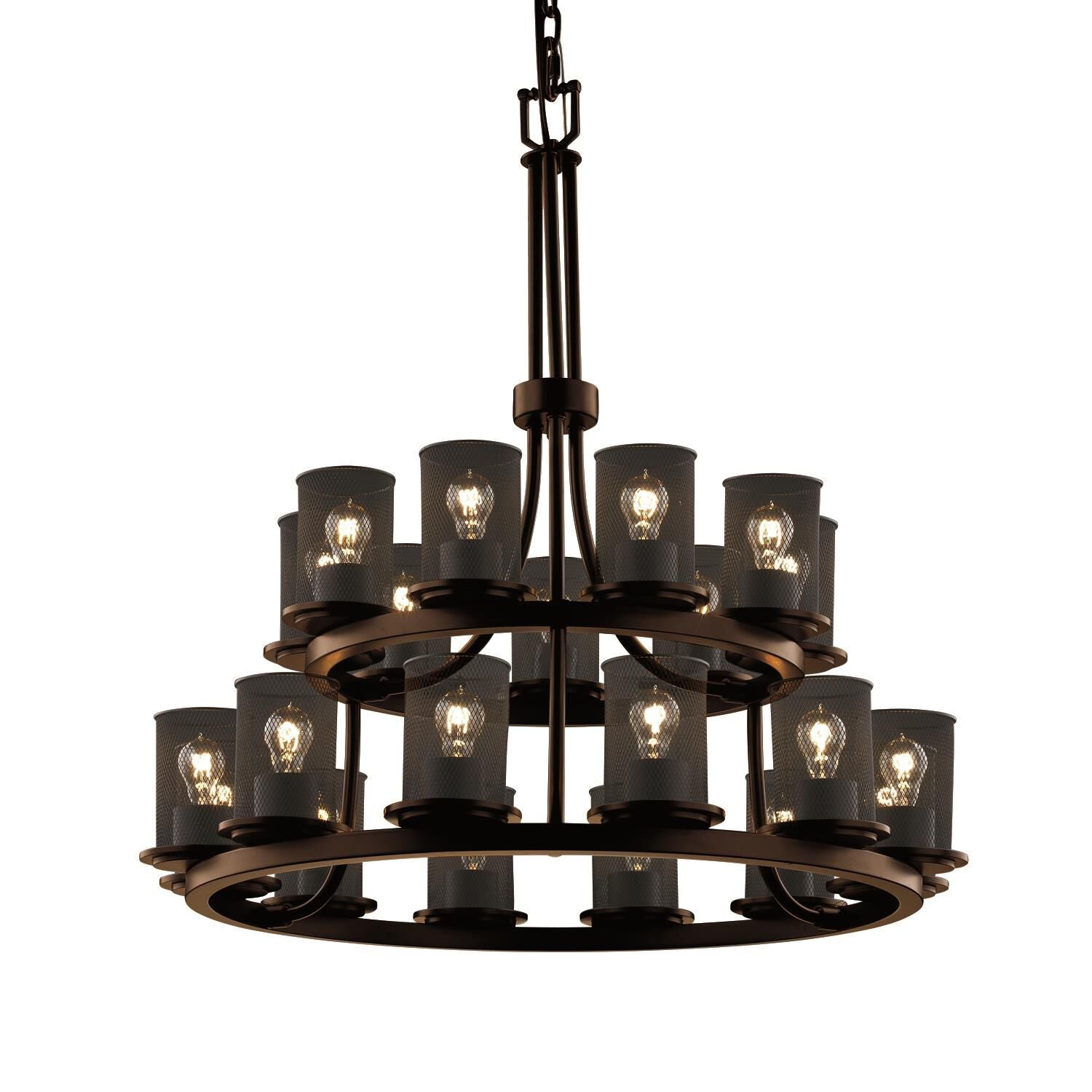 Candle chandelier - Onda Crest for dining room view 1