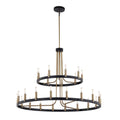 Candle chandelier - Junia Vale for dining room view 1