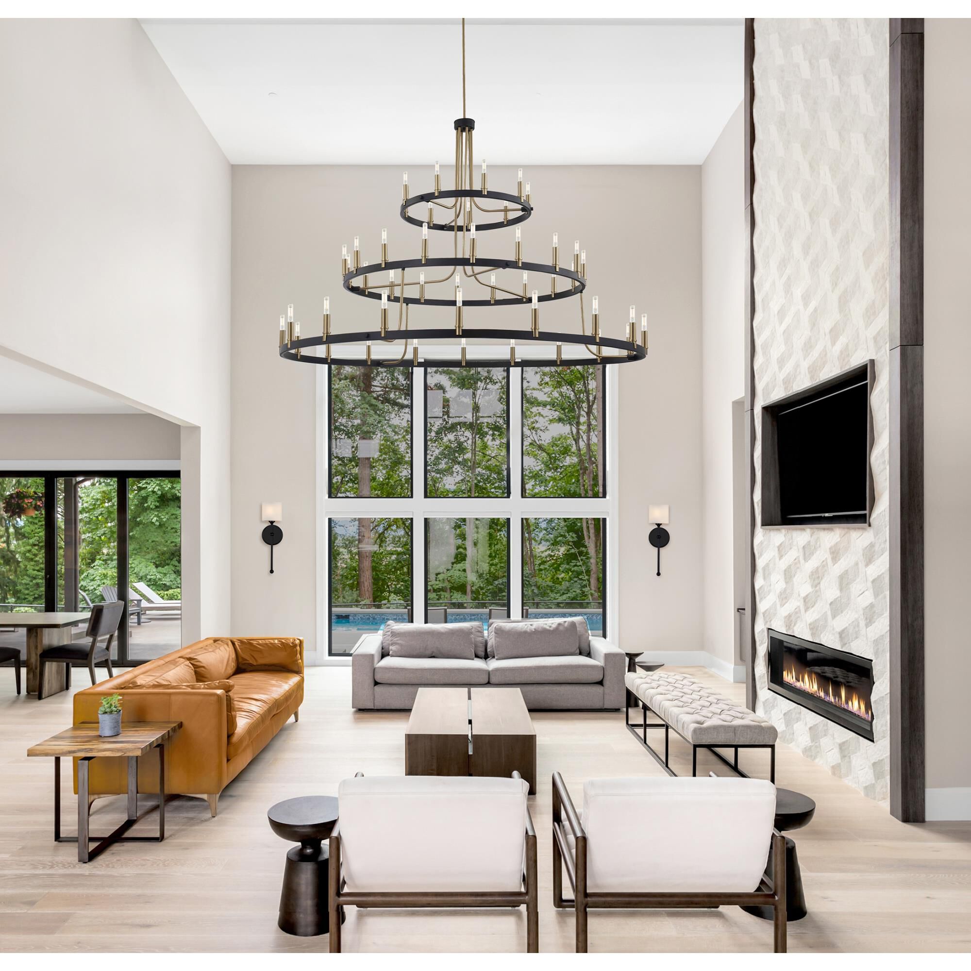 Candle chandelier - Rumi Vale for dining room view 3