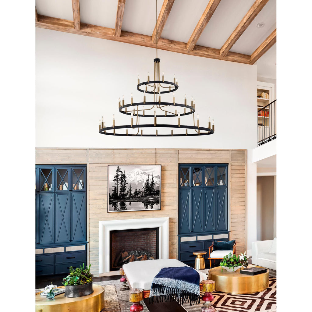 Candle chandelier - Rumi Vale for dining room view 4