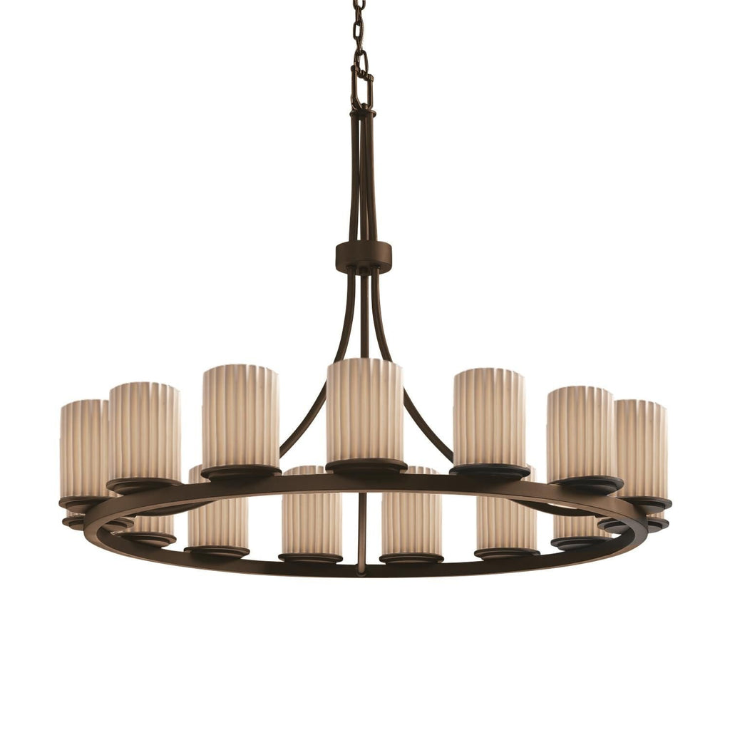 Round chandelier - Orion Crest for dining room view 4