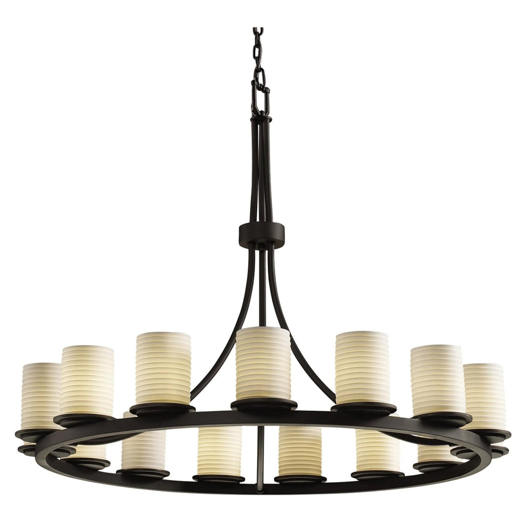 Round chandelier - Orion Crest for dining room view 1