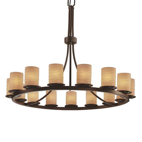 Round chandelier - Orion Crest for dining room view 3