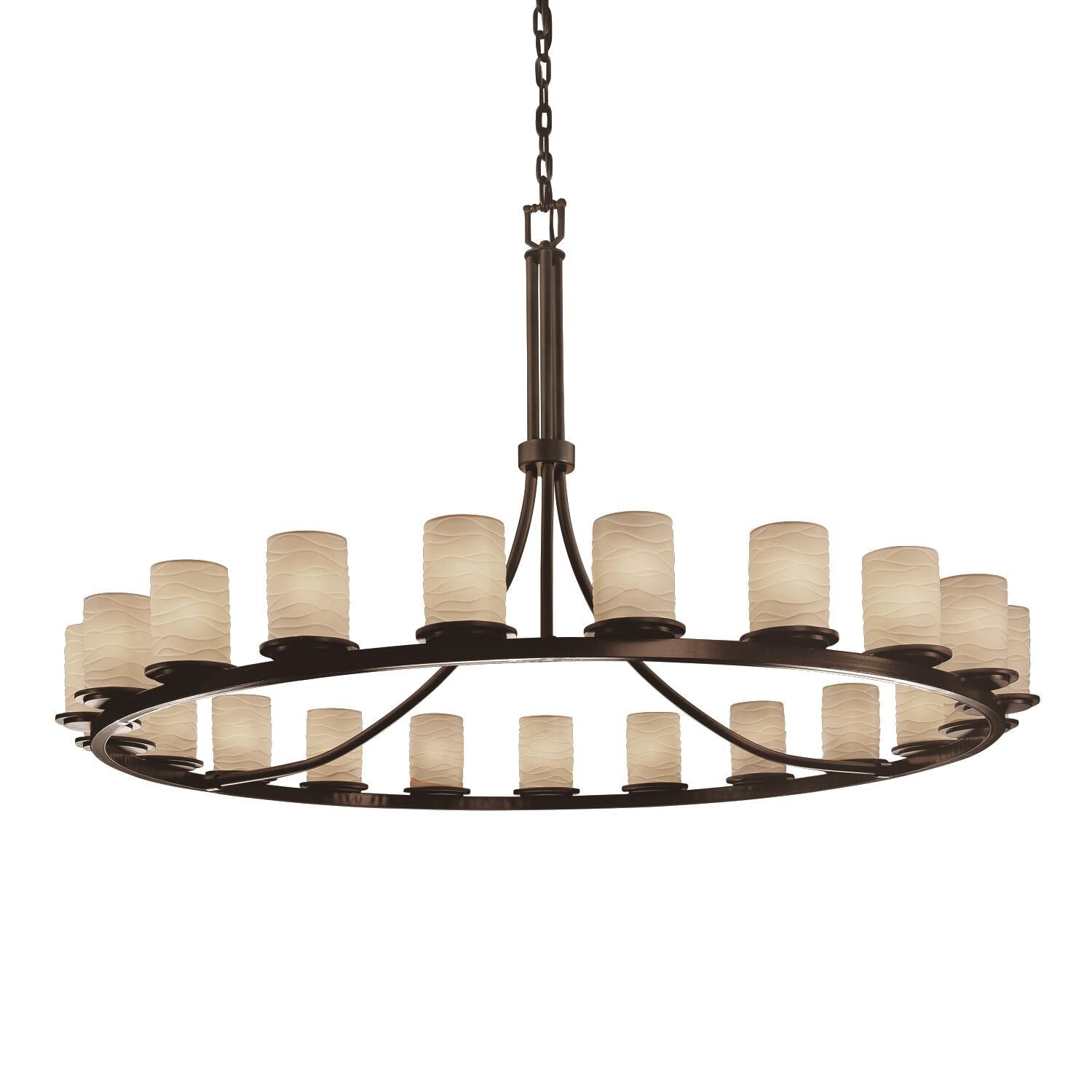Round chandelier - Nysa Vale for dining room view 2