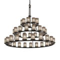 Glass chandelier - Sabine Crest for dining room view 1