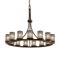 Glass Candle chandelier - Alden Vale for dining room view 1