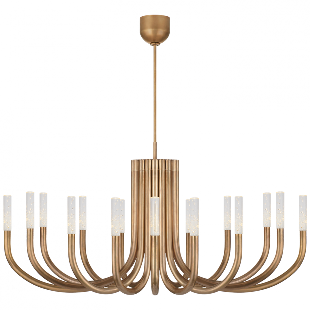 Capri Abalone Chandelier, 6-Light, Natural, 46.5"H (16-1043 504WY5J)