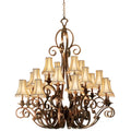 Candle chandelier - Thalia Vale for dining room view 1