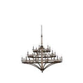 Candle chandelier - Dorian Crest for dining room view 1
