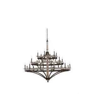 Candle chandelier - Dorian Crest for dining room view 1