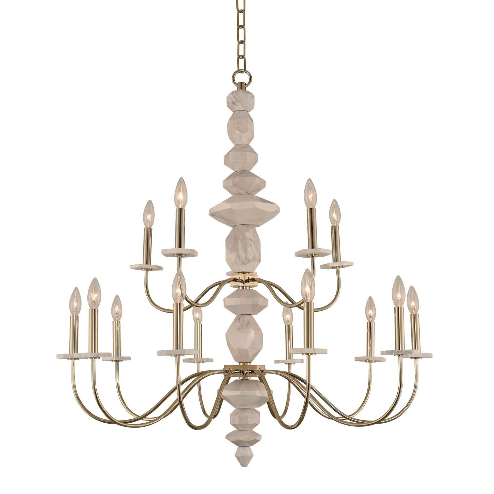 Candle chandelier - Orion Vale for dining room view 1