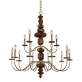 Candle chandelier - Lyra Vale for dining room view 1