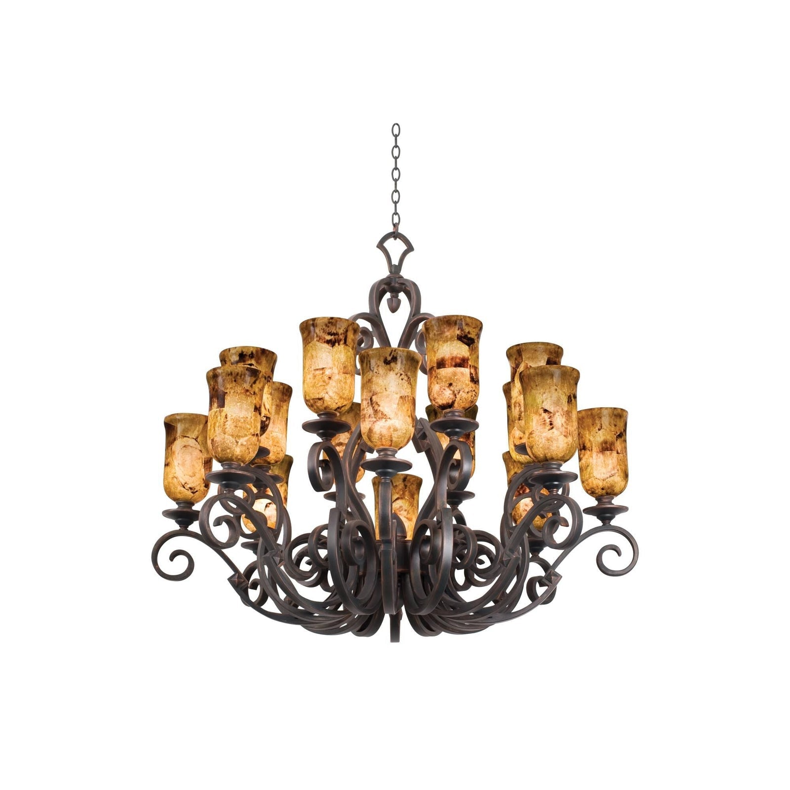 16-Light 50 in. Chandelier - Linnea Crest for dining room view 1