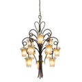 12-Light 36 in. Chandelier - Celeste Bloom for dining room view 1