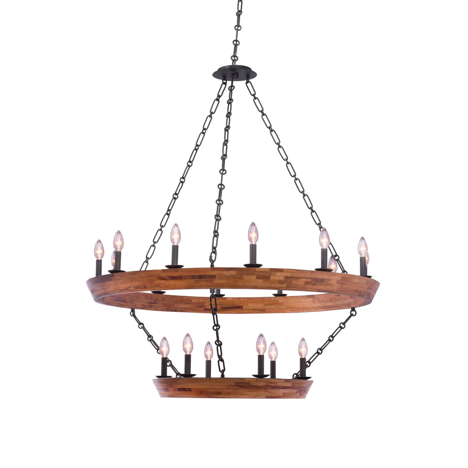 Candle chandelier - Viana Arc for dining room view 1