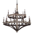 Candle chandelier - Juno Crest for dining room view 1