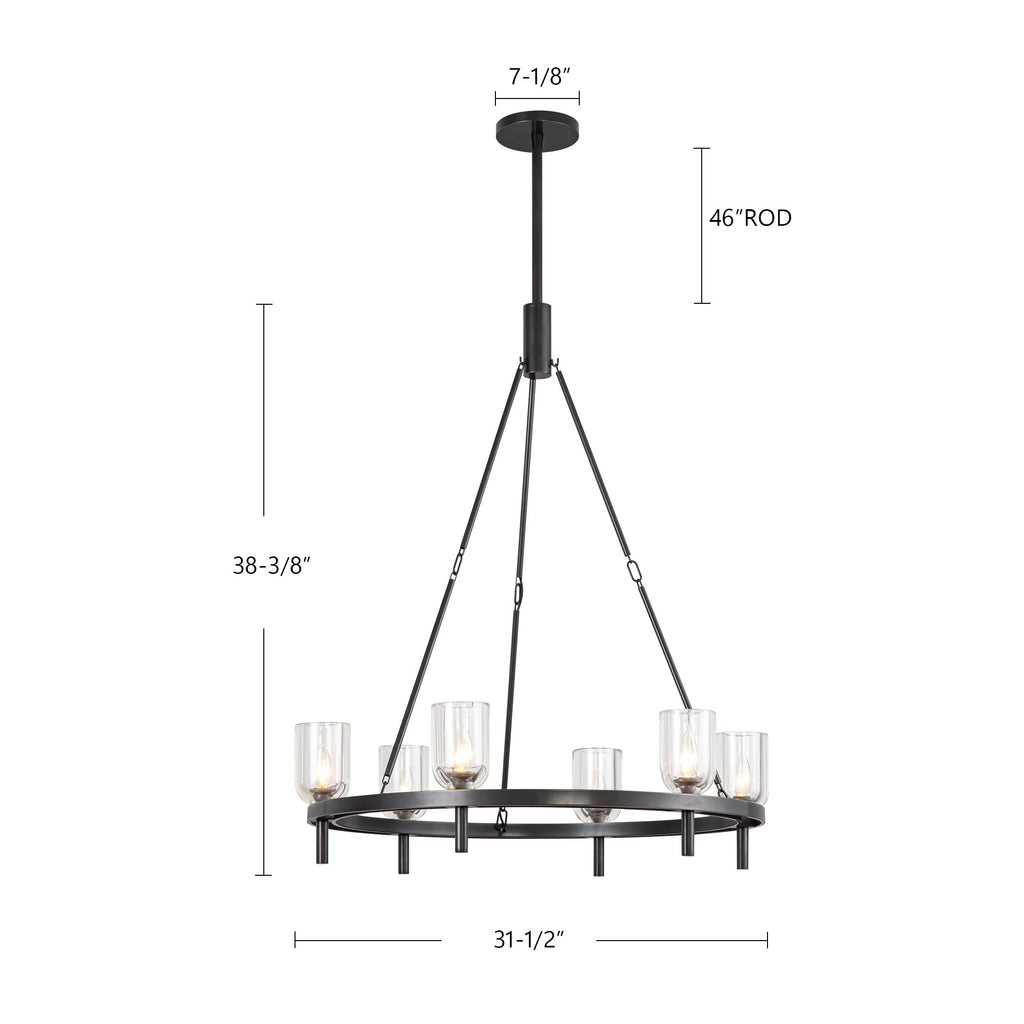 Polished Nickel Alabaster chandelier - Pavia Court for dining room view 7