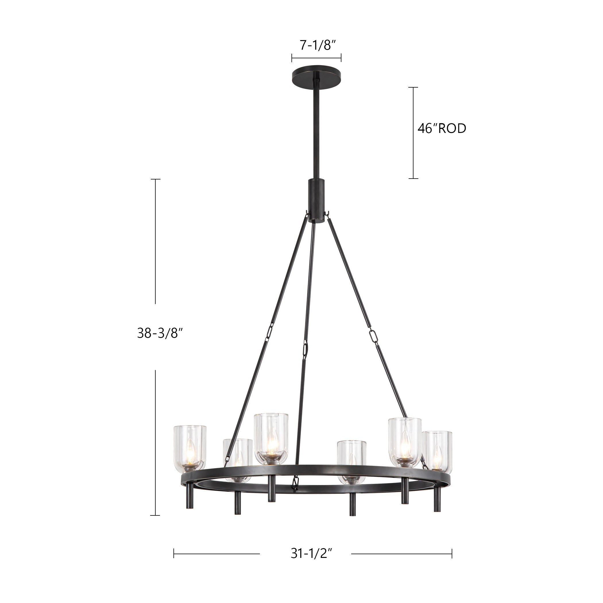 Polished Nickel Alabaster chandelier - Pavia Court for dining room view 7