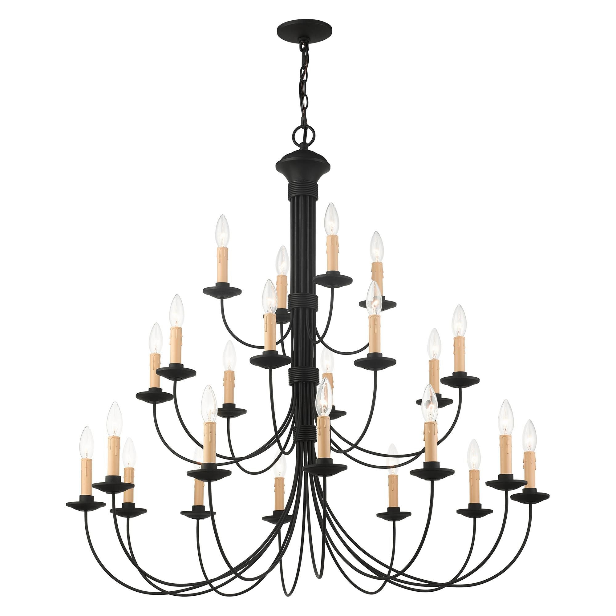 Candle chandelier - Halo Vale for dining room view 4