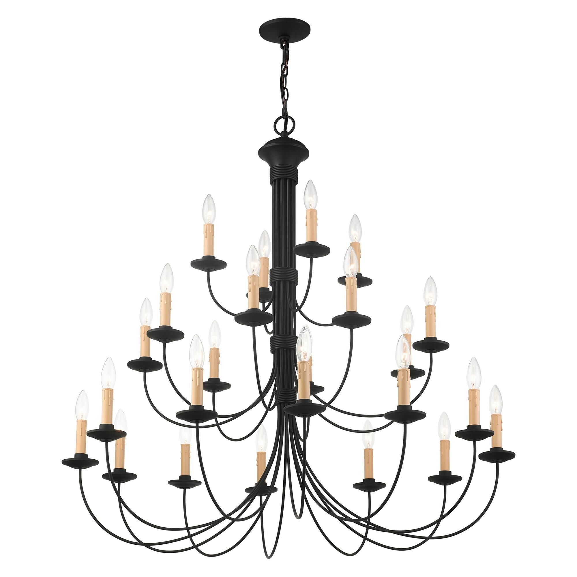Candle chandelier - Halo Vale for dining room view 5