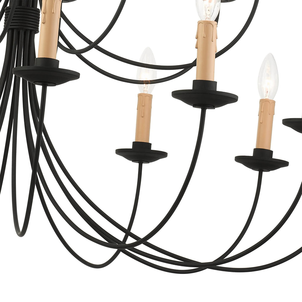 Candle chandelier - Halo Vale for dining room view 8