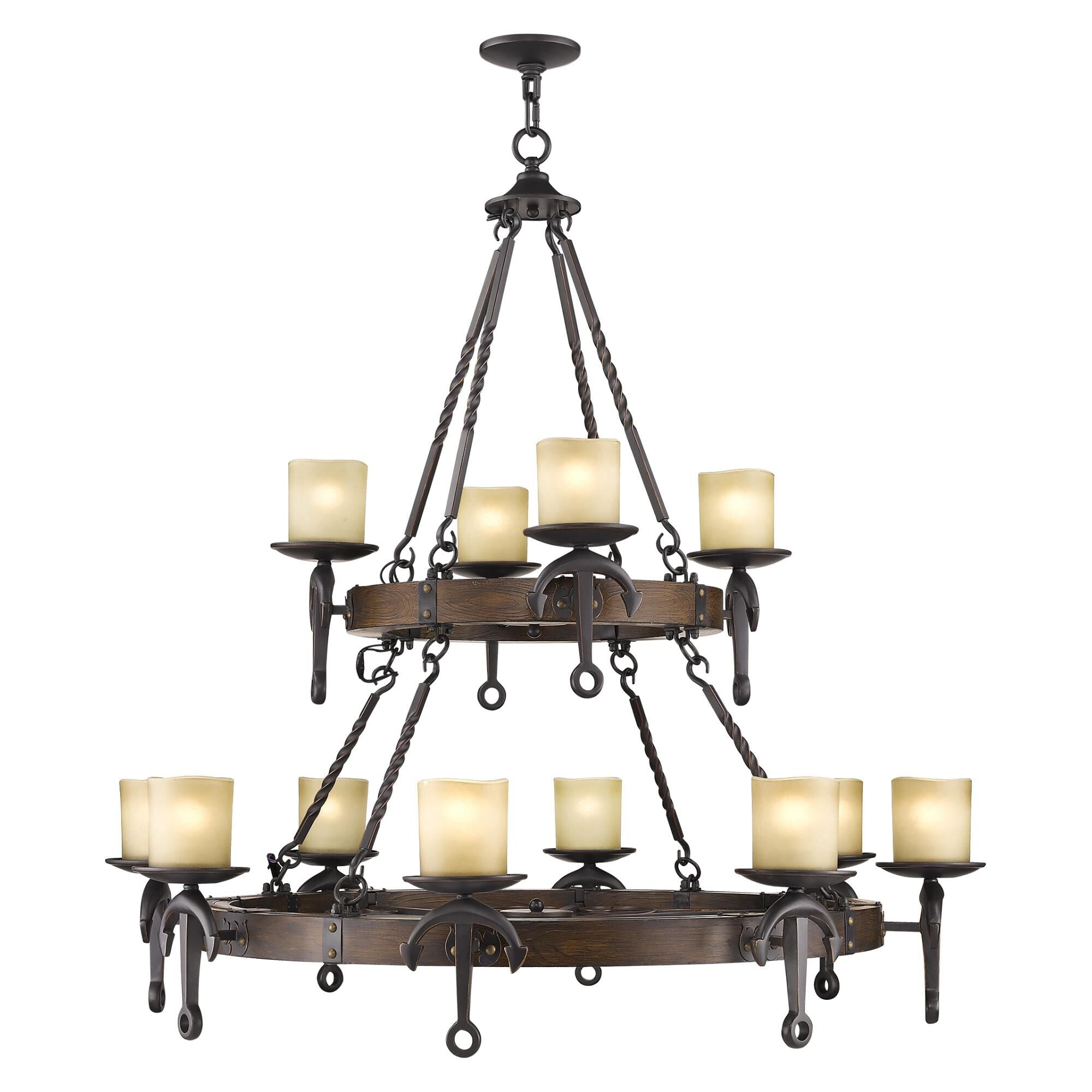 12-Light 48 in. Chandelier - Ansel Vale for dining room view 8