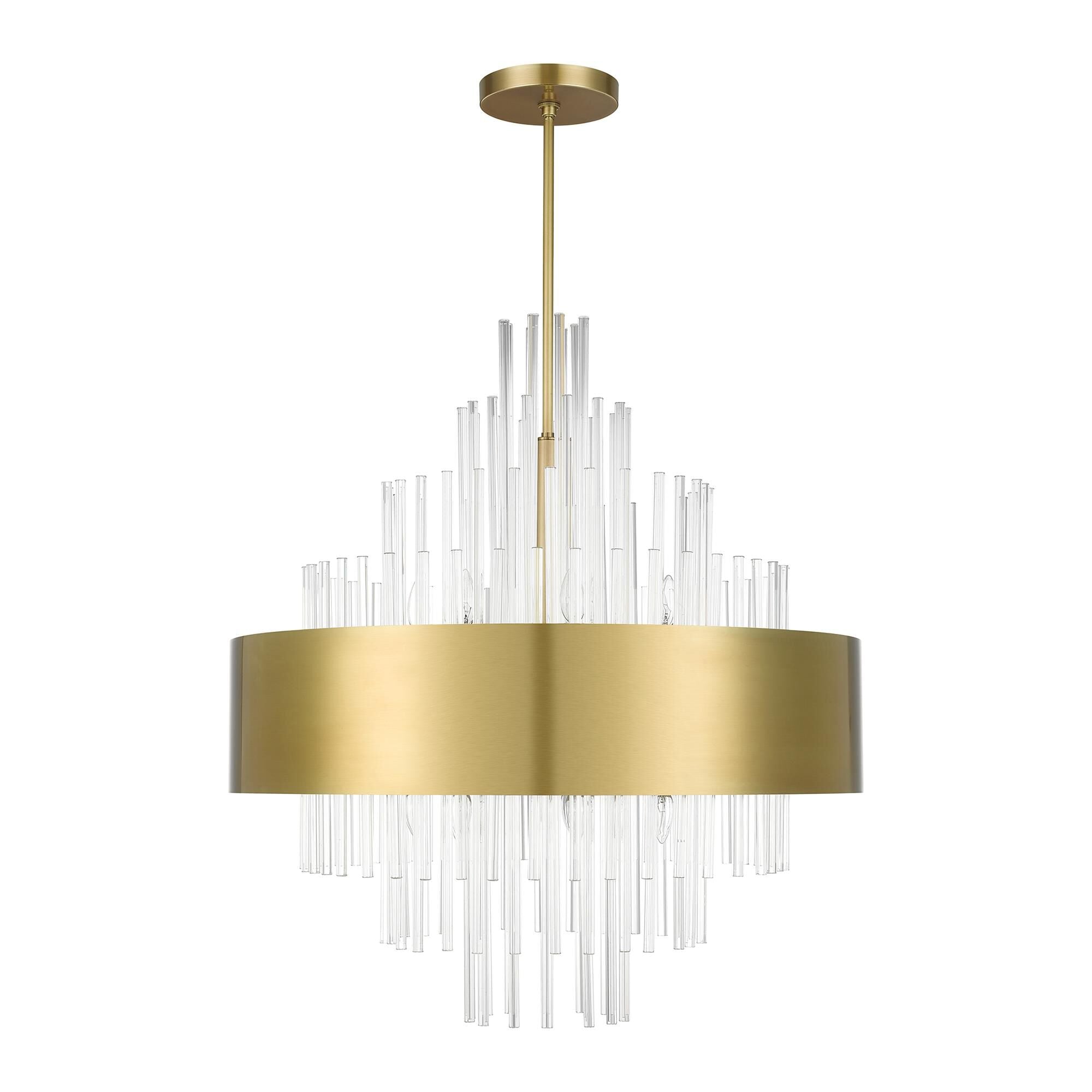 Candle chandelier - Noor Arc for dining room view 17