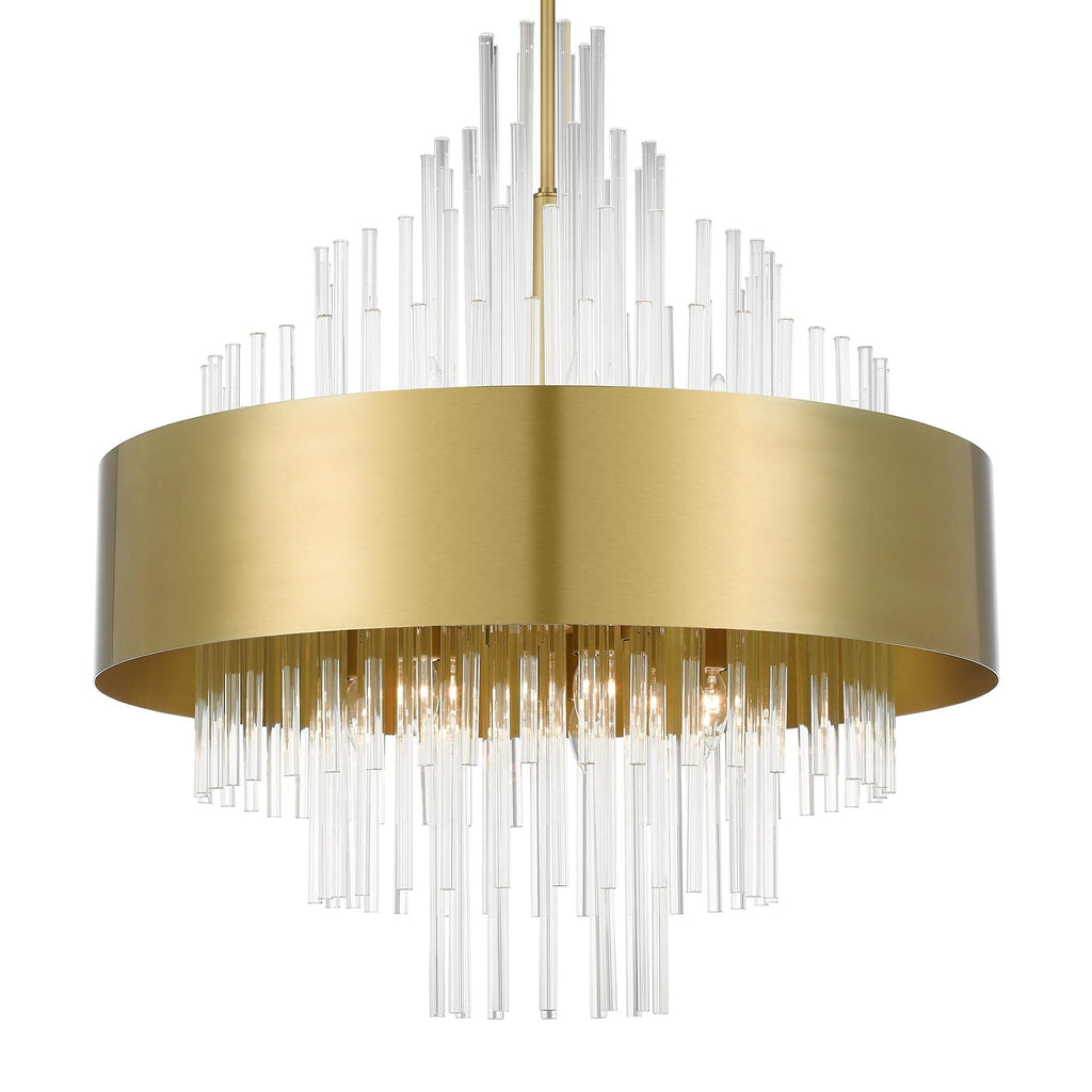 Candle chandelier - Noor Arc for dining room view 19