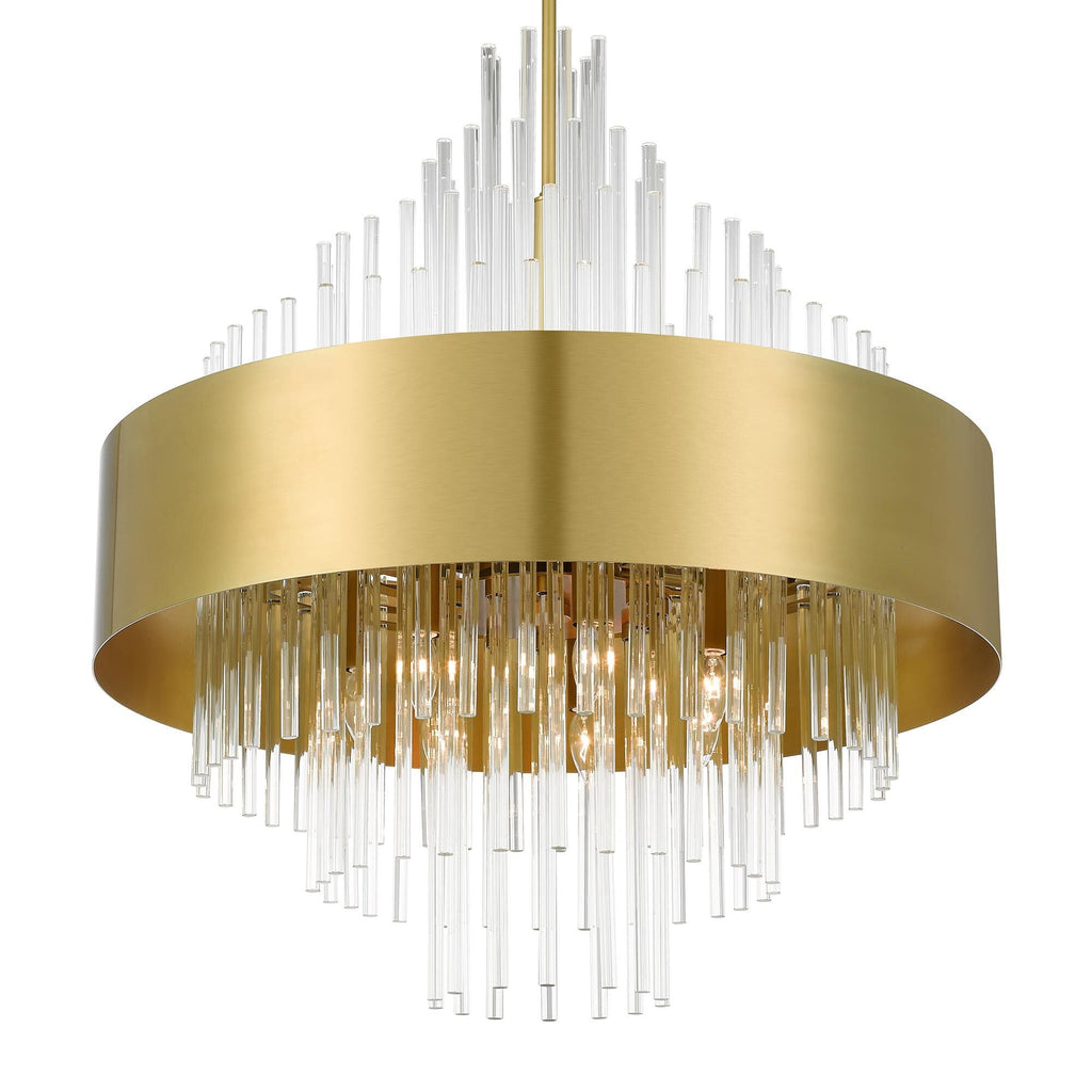 Candle chandelier - Noor Arc for dining room view 20