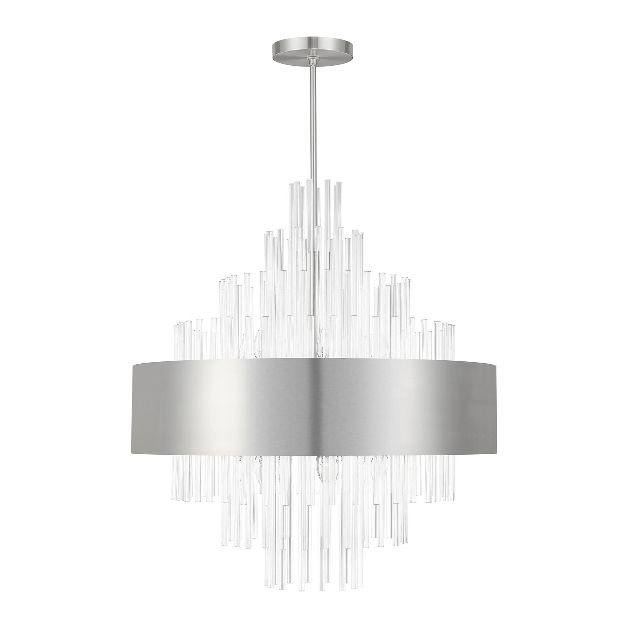 Candle chandelier - Noor Arc for dining room view 3