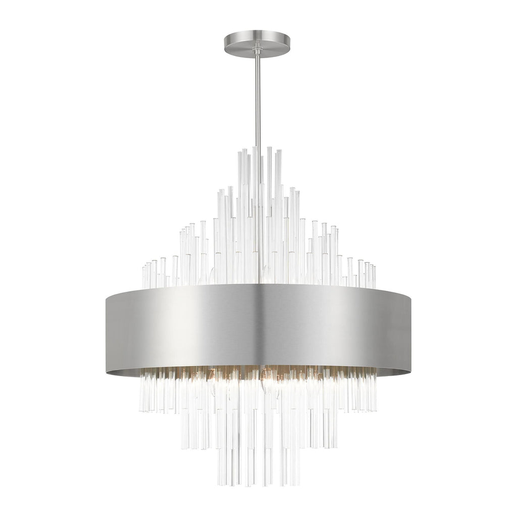 Candle chandelier - Noor Arc for dining room view 4