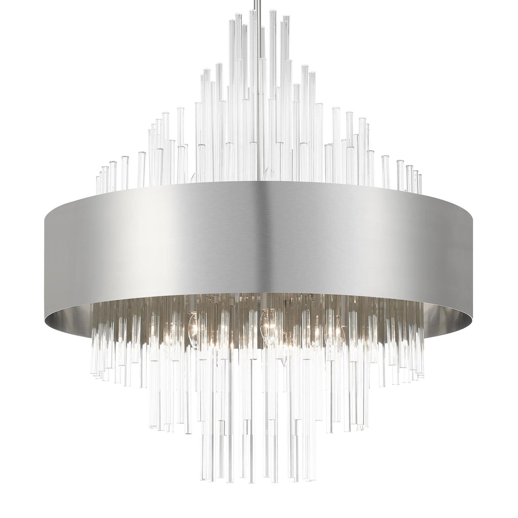 Candle chandelier - Noor Arc for dining room view 5