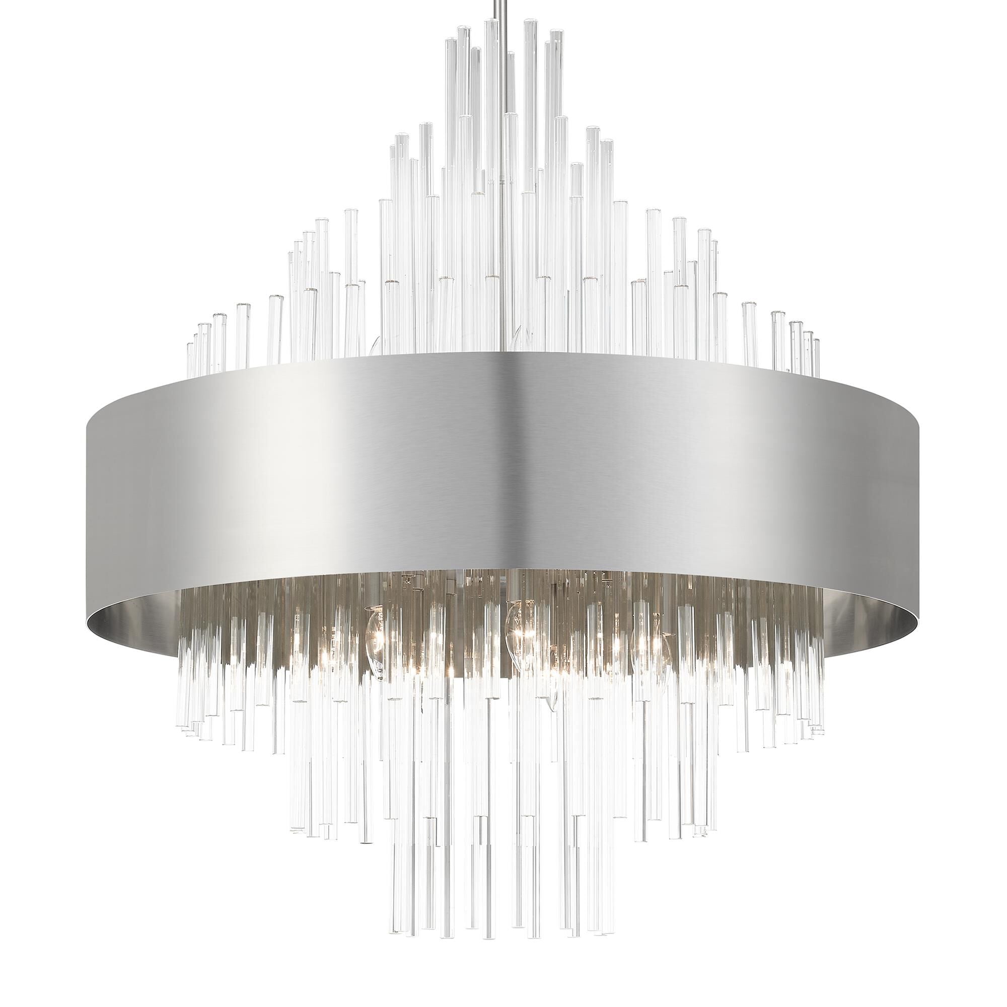Candle chandelier - Noor Arc for dining room view 5