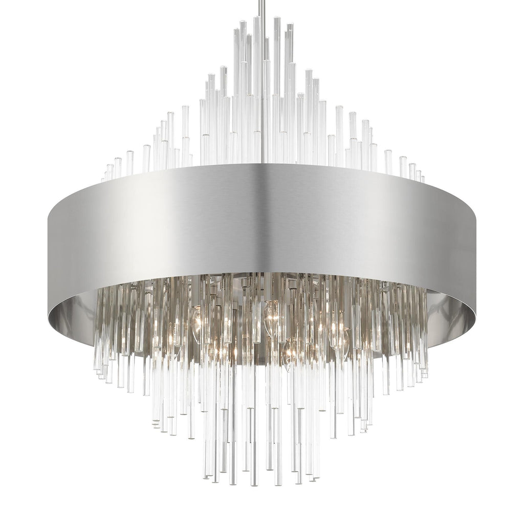 Candle chandelier - Noor Arc for dining room view 6