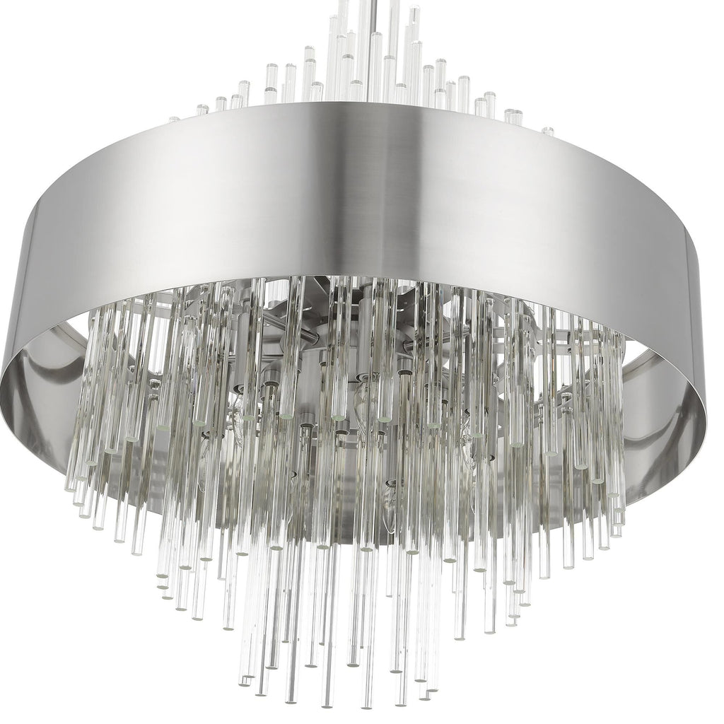 Candle chandelier - Noor Arc for dining room view 7