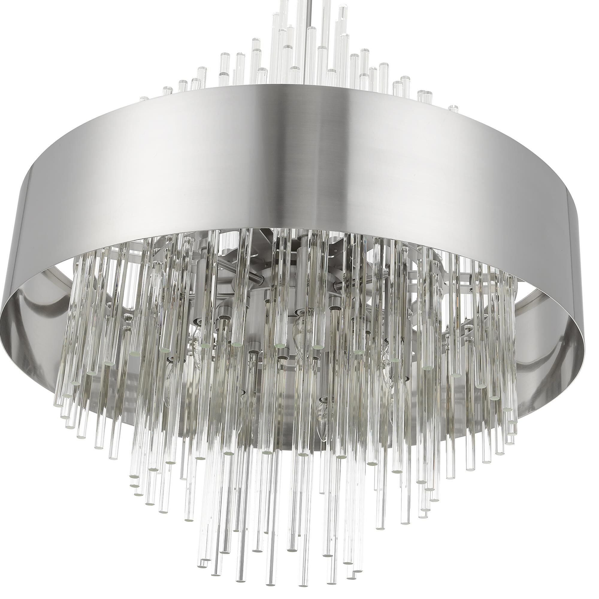 Candle chandelier - Noor Arc for dining room view 7