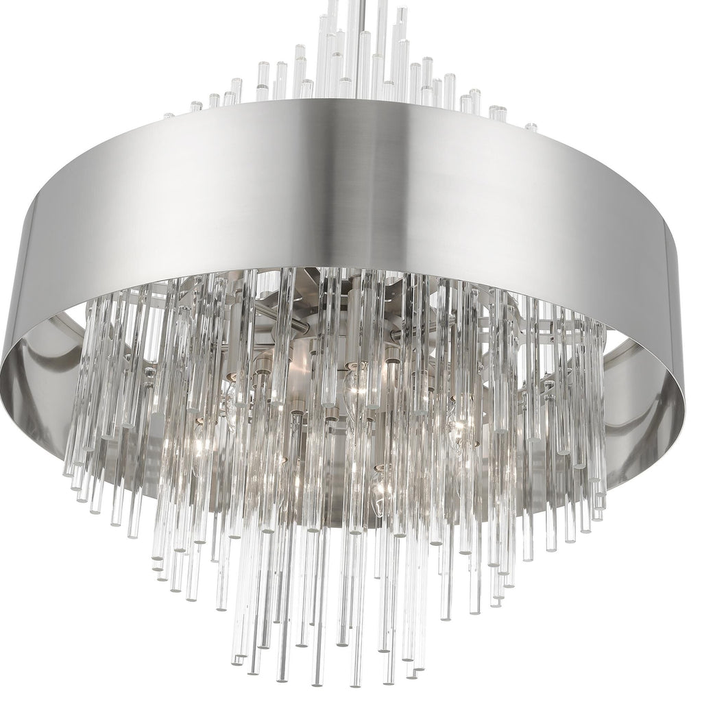 Candle chandelier - Noor Arc for dining room view 8