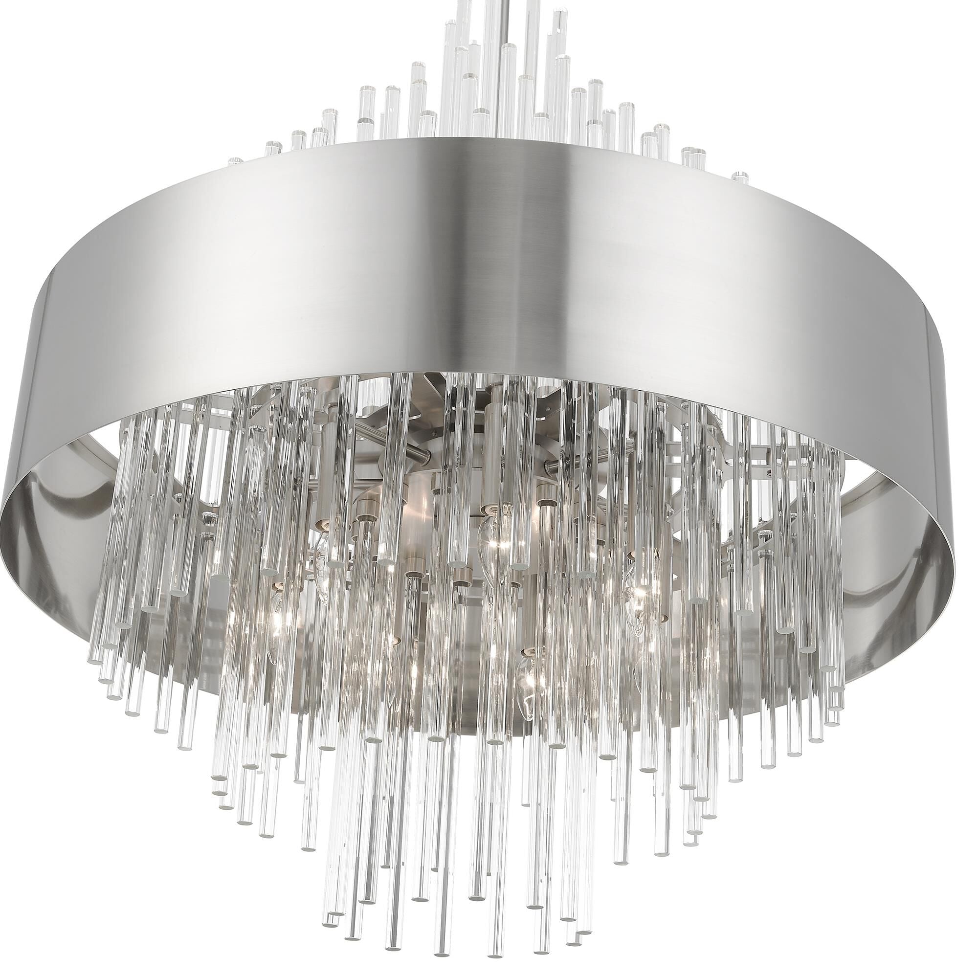 Candle chandelier - Noor Arc for dining room view 8
