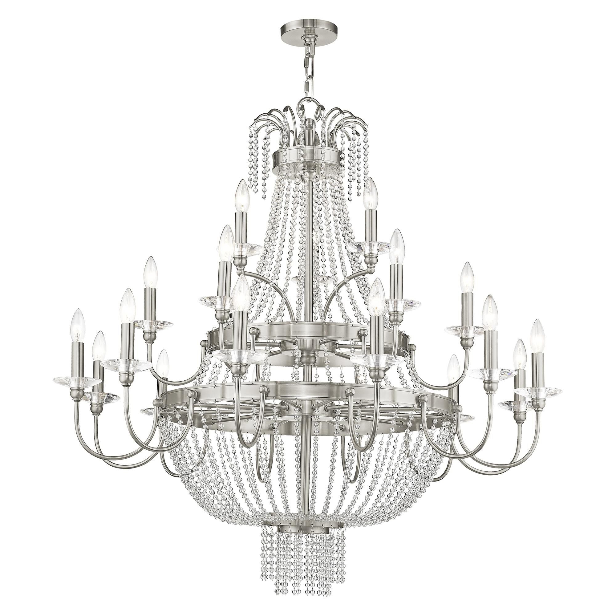 Candle chandelier - Bexley Arc for dining room view 5